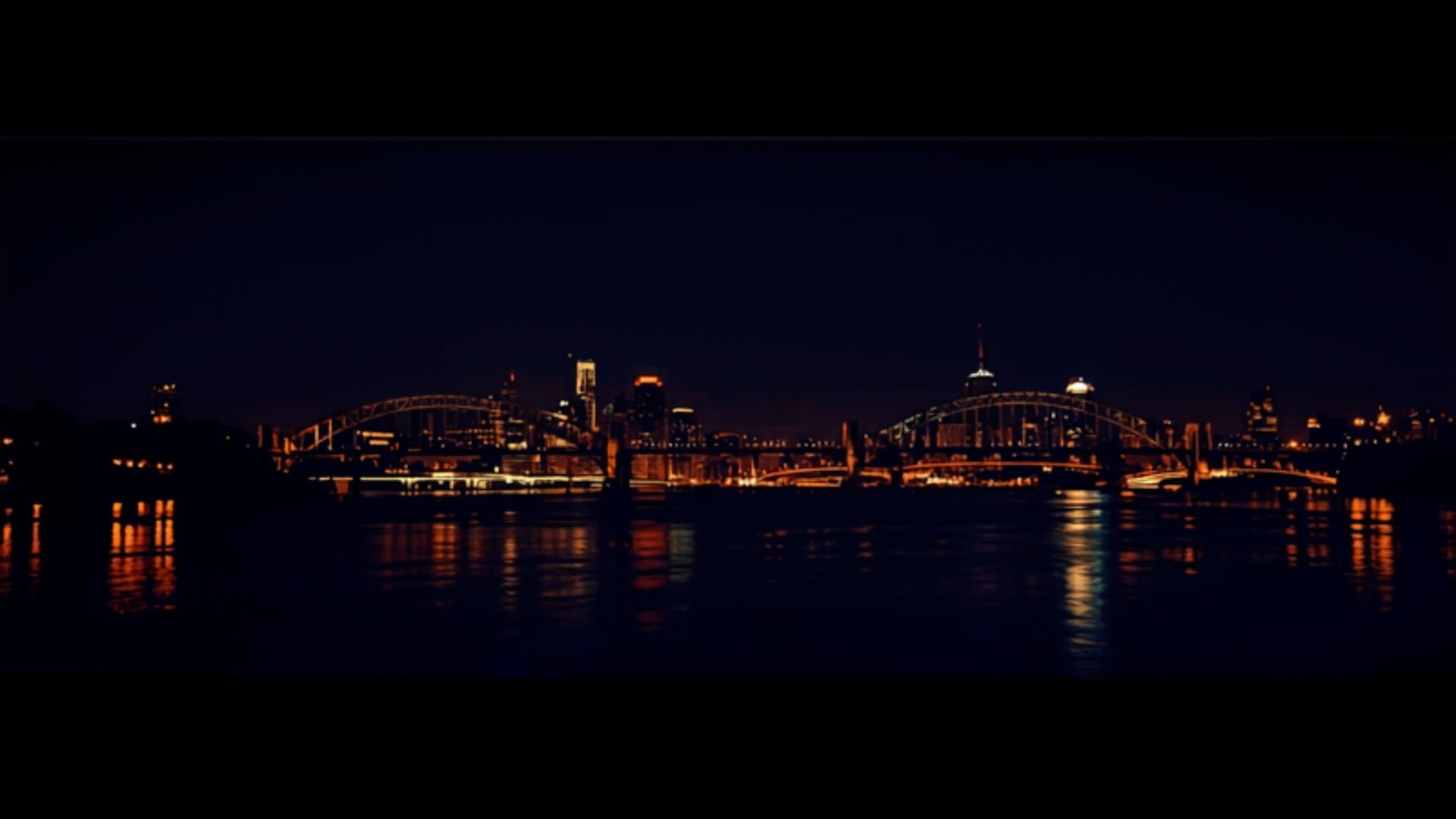 The Viable Source digital marketing agency Portland Oregon - city skyline at night with Willamette River bridges and lights reflecting on water