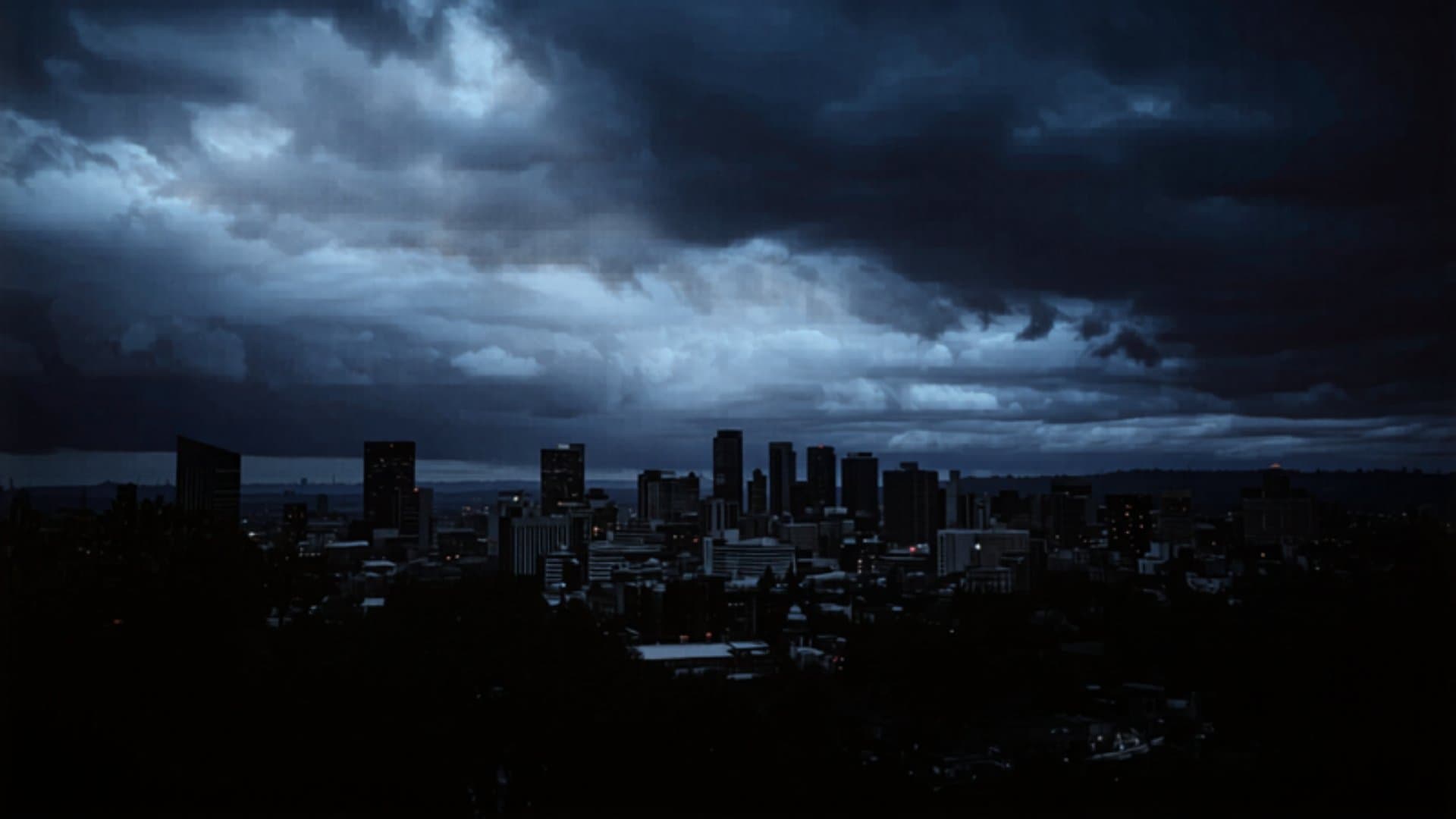Portland Oregon downtown at dusk, representing website audit services