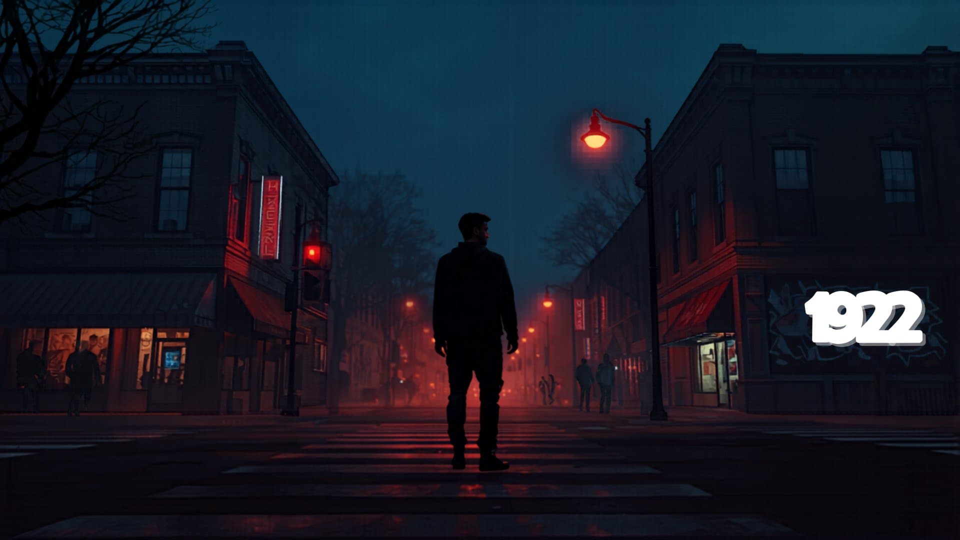 Portland Oregon Hawthorne District street scene with local shops at evening, representing social media management services