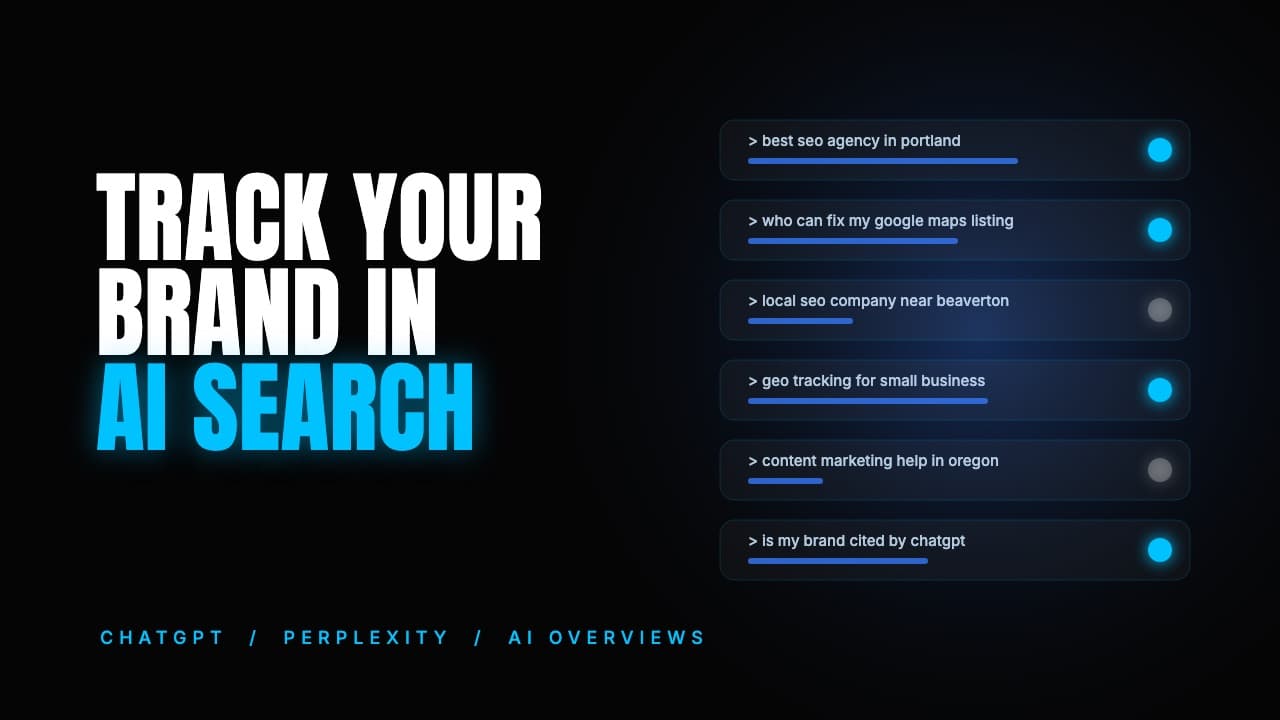 How to Track Your Brand in ChatGPT, Perplexity, and AI Overviews - The Viable Source blog